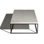 Perspective Couchtisch Faserbeton Grau 2