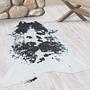 Skin Rug Etosha TypeD Black White 100x135cm 2