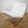 Barcelona Chair Leder Ivory Limited Edition Nr. 23 0