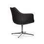 ARTEMIA Swivel Armchair Faux Leather Black 8