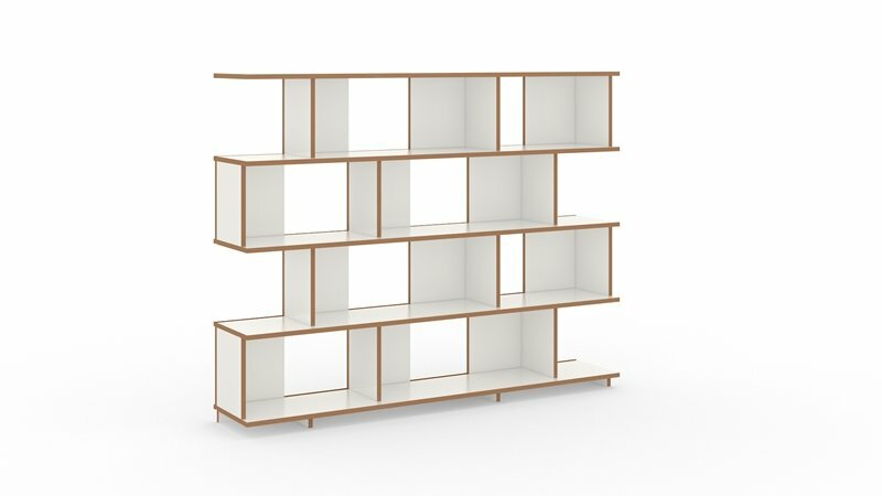 Stell Anbauregal Weiß 5