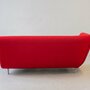 Vintage Yang Modulares Sofa Kvadrat Divina-Stoff Rot 8