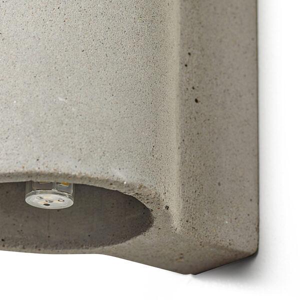 Wandlampe N°3 Beton Grau 1