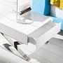 7007 Nightstand Chrome-plated steel White 1