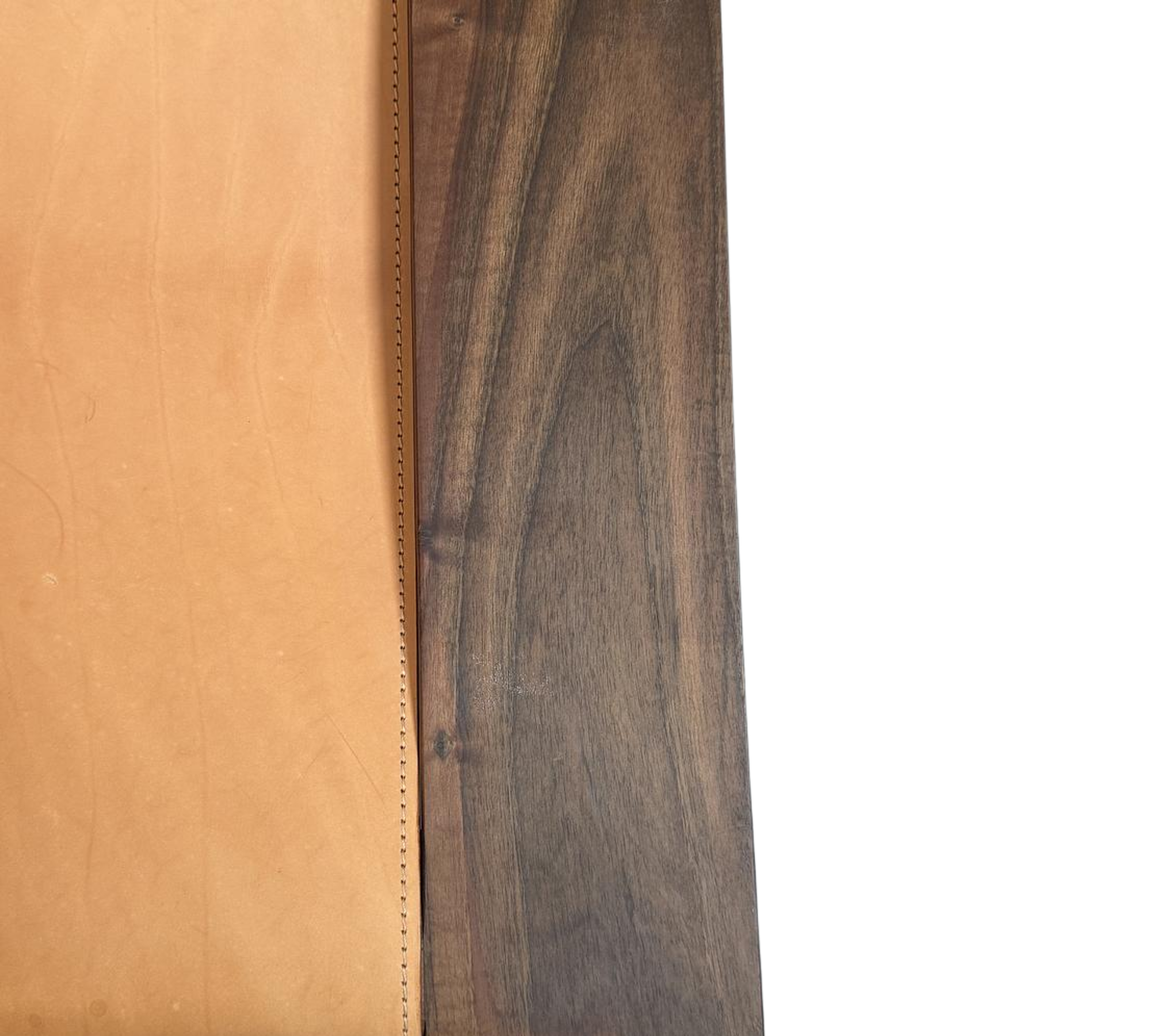 Ilma Sessel Leder Brandy Europäischer Nussbaum 2