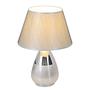 Elena Table Lamp Blended Fabric Stainless Steel 1-Light 0