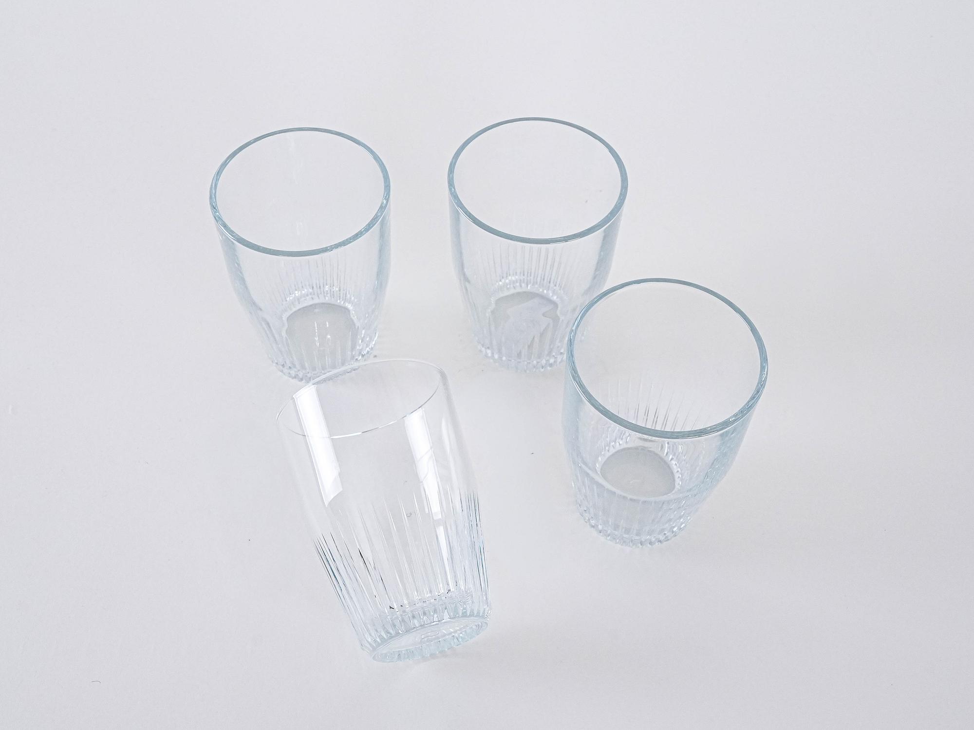 4x Gläser Transparent 5