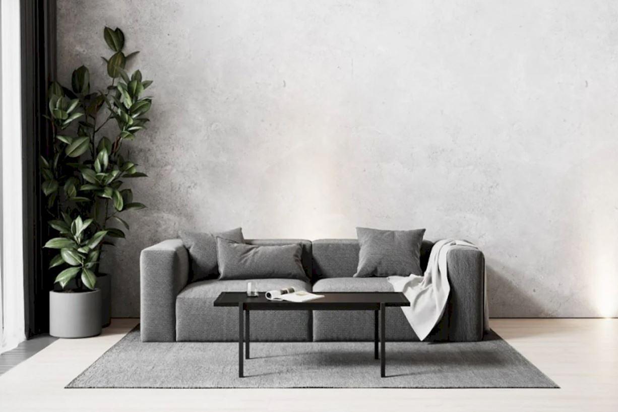 Couchtisch Eschenholz Schwarz 115x55cm 3