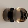 Pontos Wandleuchte Glas Aluminium Schwarz 7
