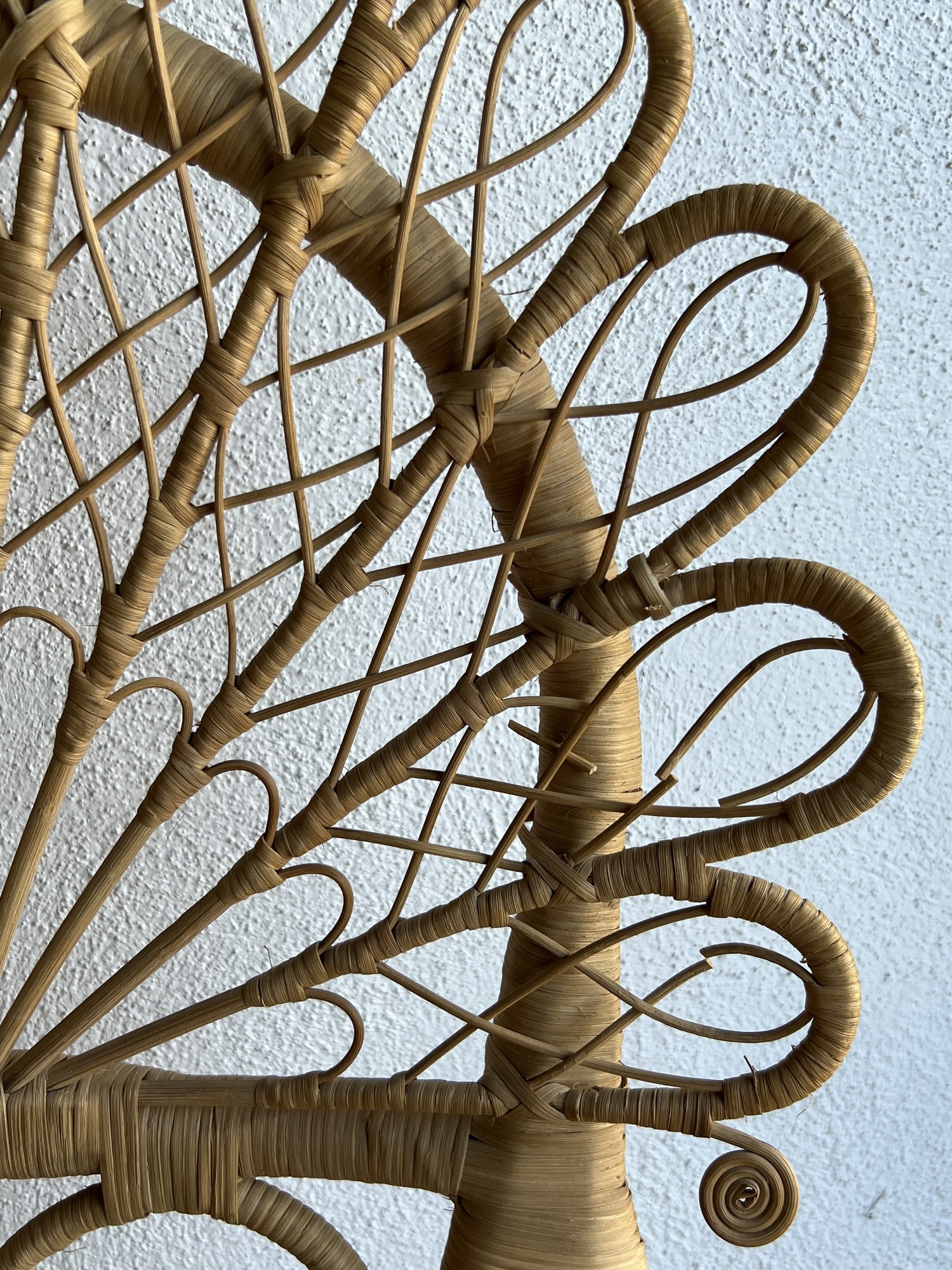 Pfauensessel Rattan Natur 4