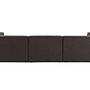 Fora corner sofa dark brown 5