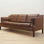 Vintage Sofa Leder Braun 1970er Jahre 2