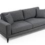 Nordic 3-Sitzer Sofa Grau 3