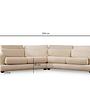 River 4-Sitzer Ecksofa Links Beige 8