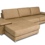 Filippo Ecksofa Leder Olly Beige 0