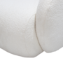 Blanca 3-Sitzer Sofa Récamiere Links Bouclé Off-White 8