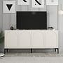 Lyon 79 Console Wood veneer Cream Black 5