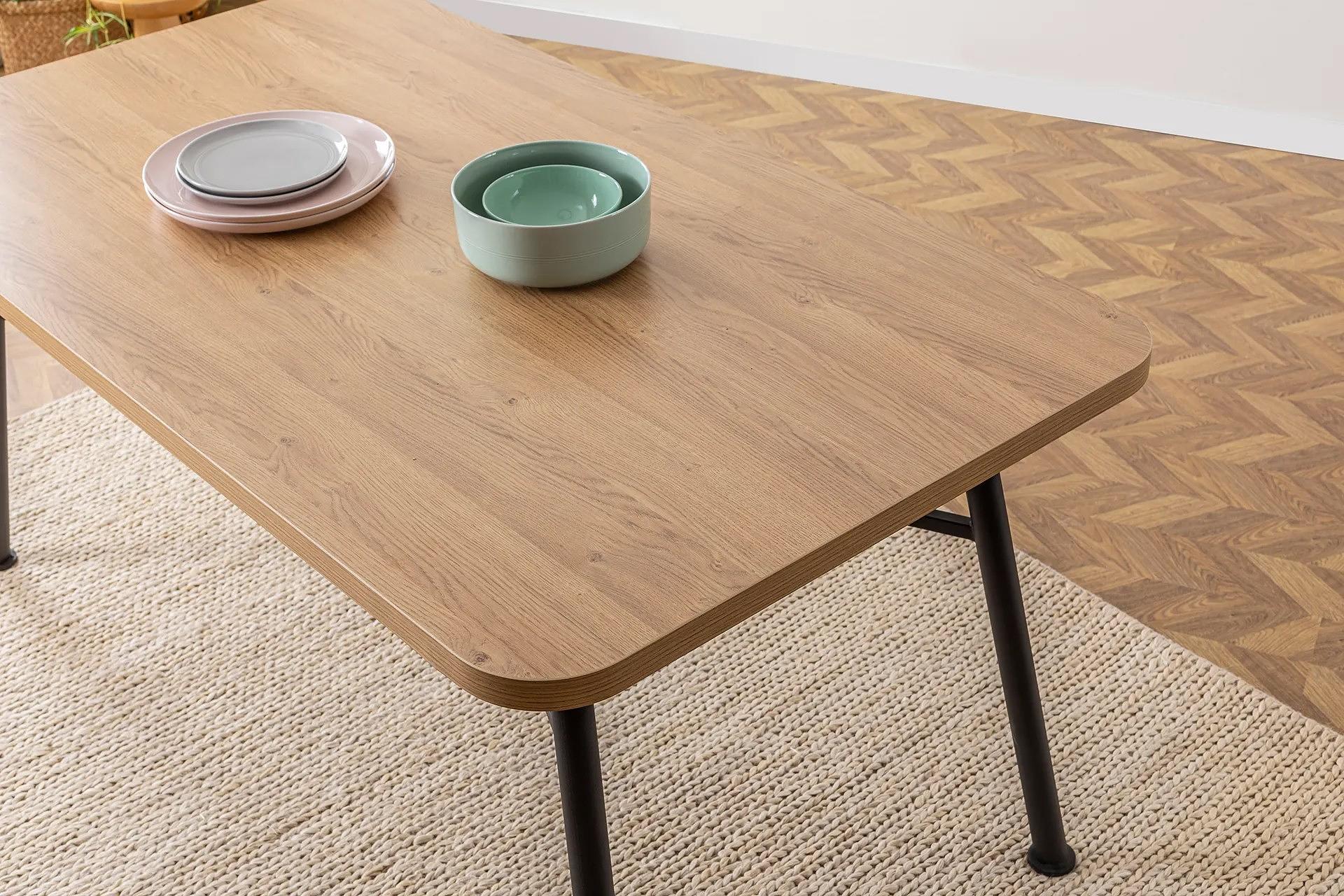 Nala 90 Dining table Brown 3