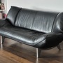 Tango Sofa 3-Sitzer Leder Schwarz 0