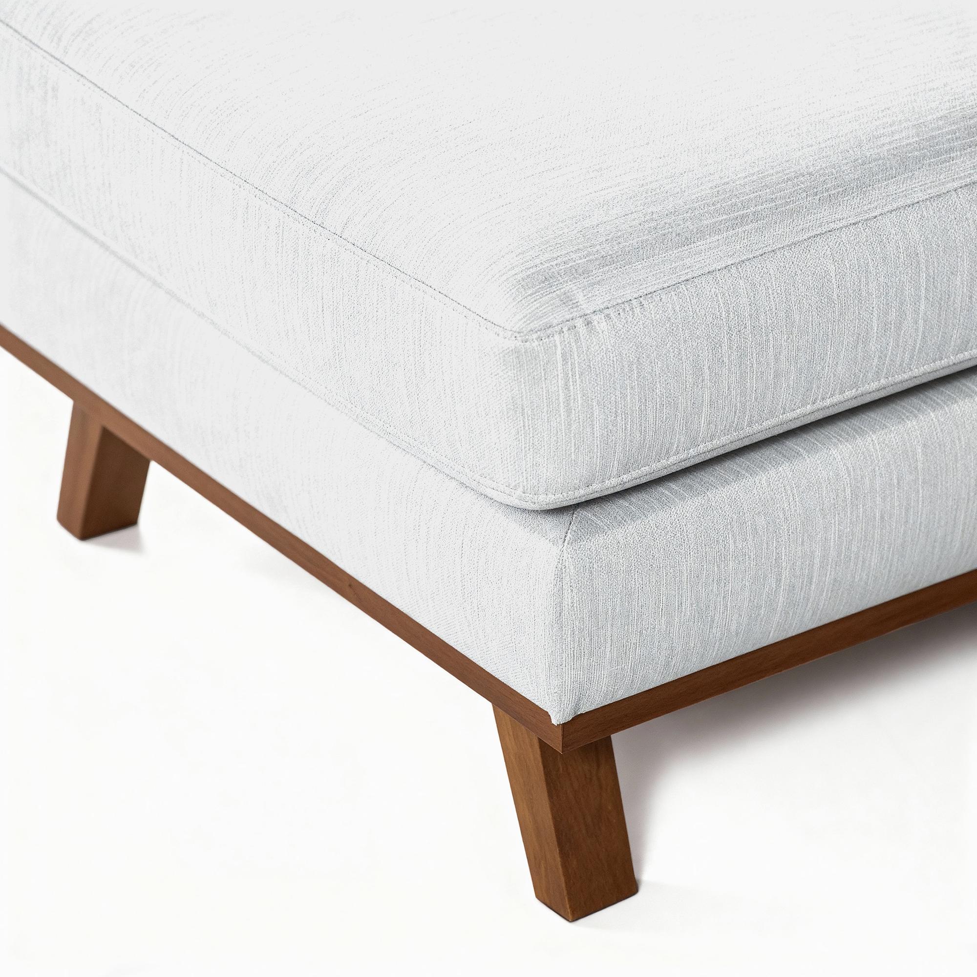 Ecksofa Japandi 3-Sitzer Rechts Beige 8