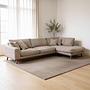 Corner Sofa Harper 3-Seater Right Light Brown 1