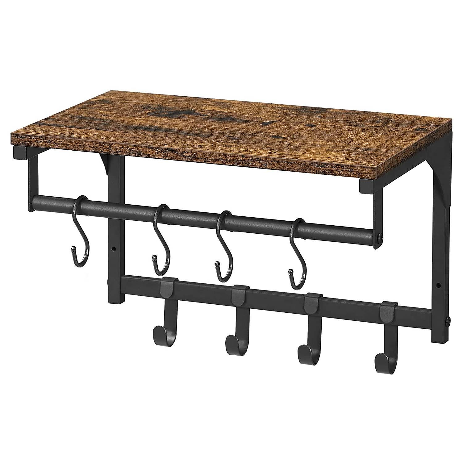 Wandgarderobe Montevallo III Braun / Schwarz 0