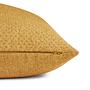 Harp Structure Kissenbezug Polyester Senfgelb 60 x 60 cm 2
