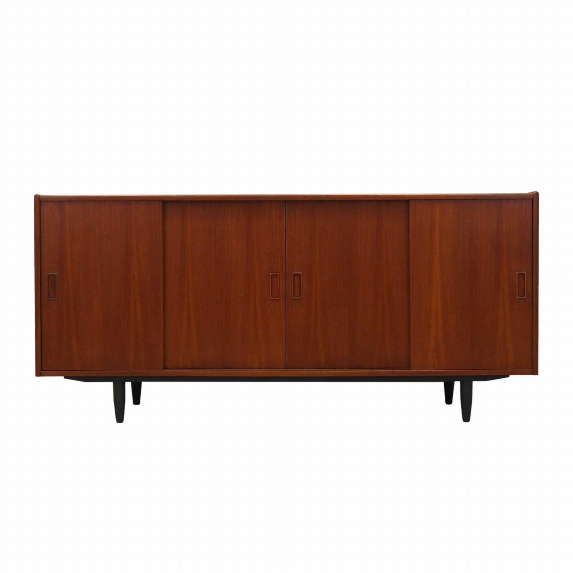 Vintage Sideboard Teakholz Braun 1970er Jahre 0