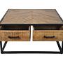 Verona Couchtisch Mangoholz Metall 2