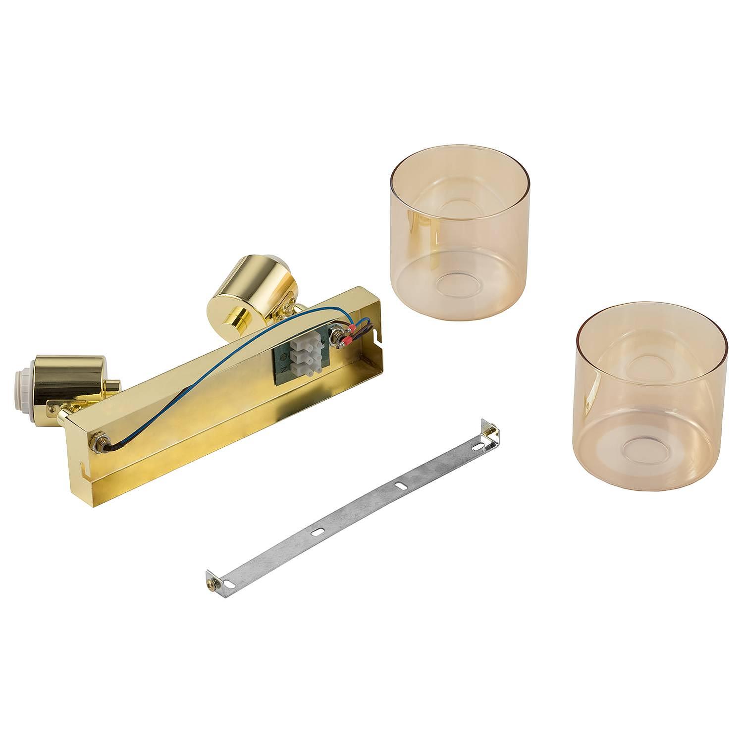 Deckenleuchte KOLIND 2-Flammig Metall Gold 4