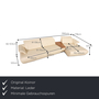 Avanti Ecksofa Leder Creme 1