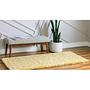 Runner Temara Shag I Polypropylene Jute Yellow 80 x 185 cm 3