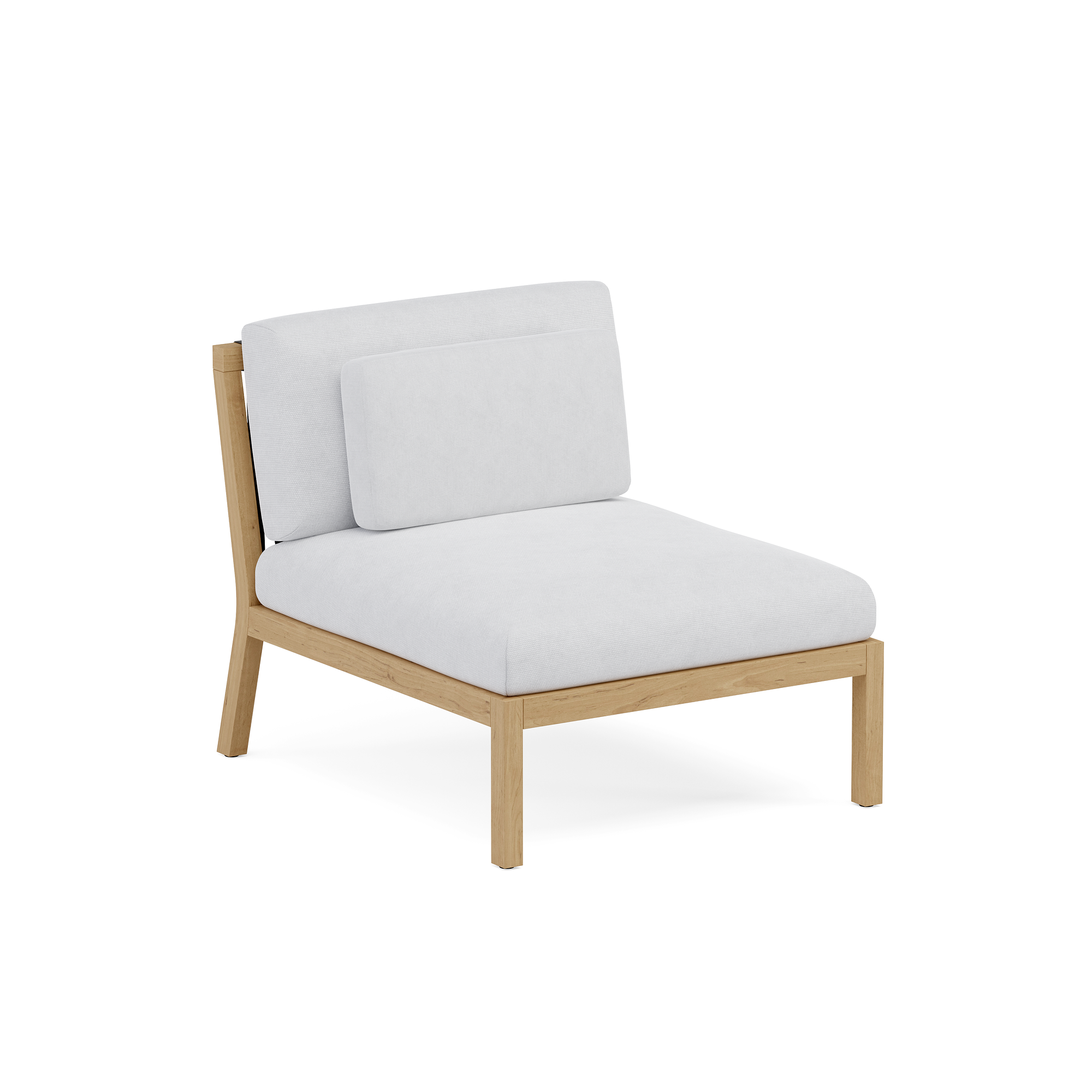 FLEXX Lounge Chair Teak Anthracite Upholstery Marble 0