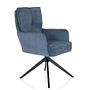 TARUGO Drehstuhl Stoff Blau 5