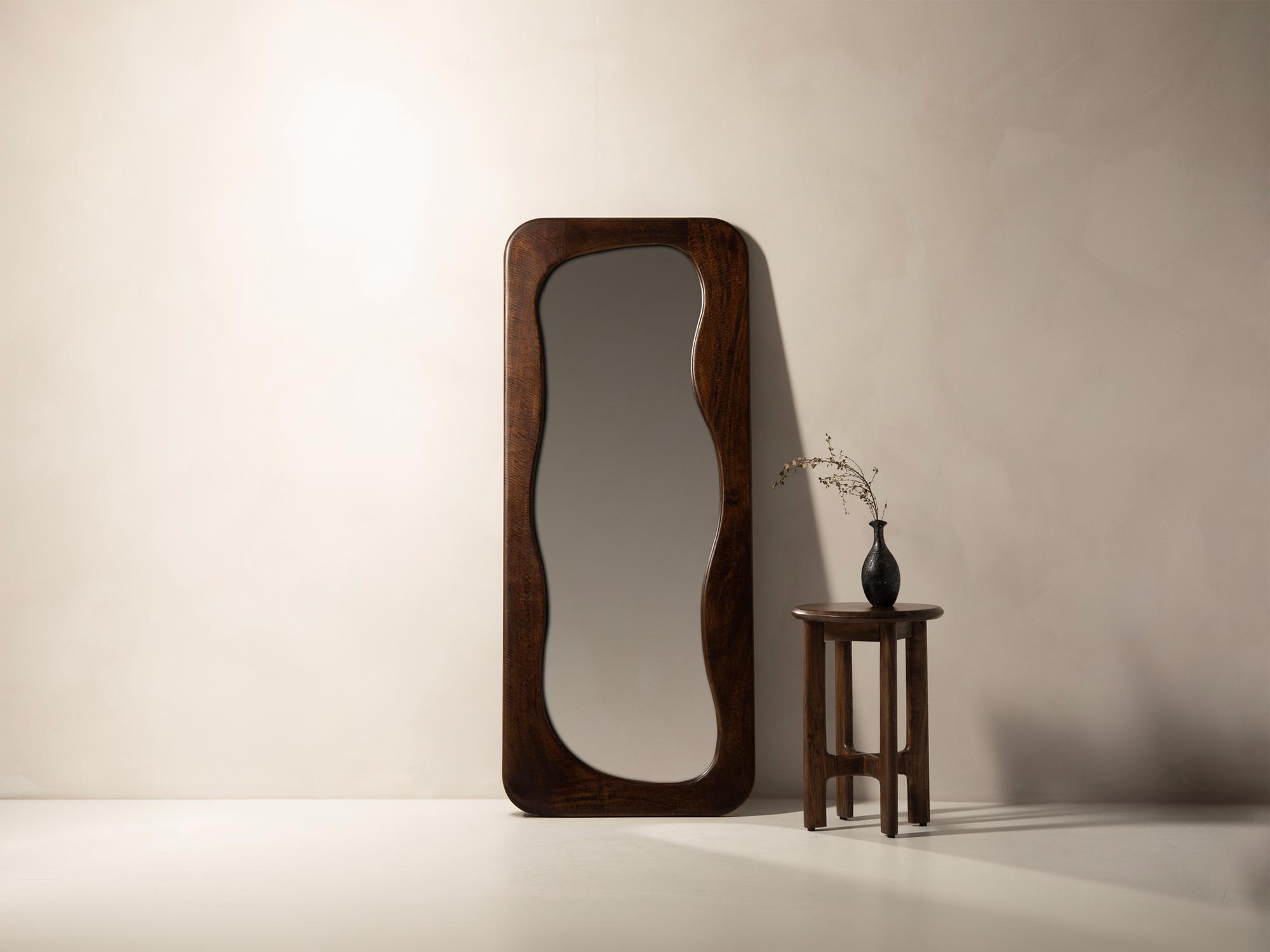 Spiegel Adamas Walnuss 60x3x145cm 0