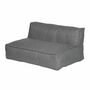 Grow Outdoor Sofa 2-Sitzer Coal 62072 0