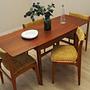 6x Dining chair teak 1970s 4