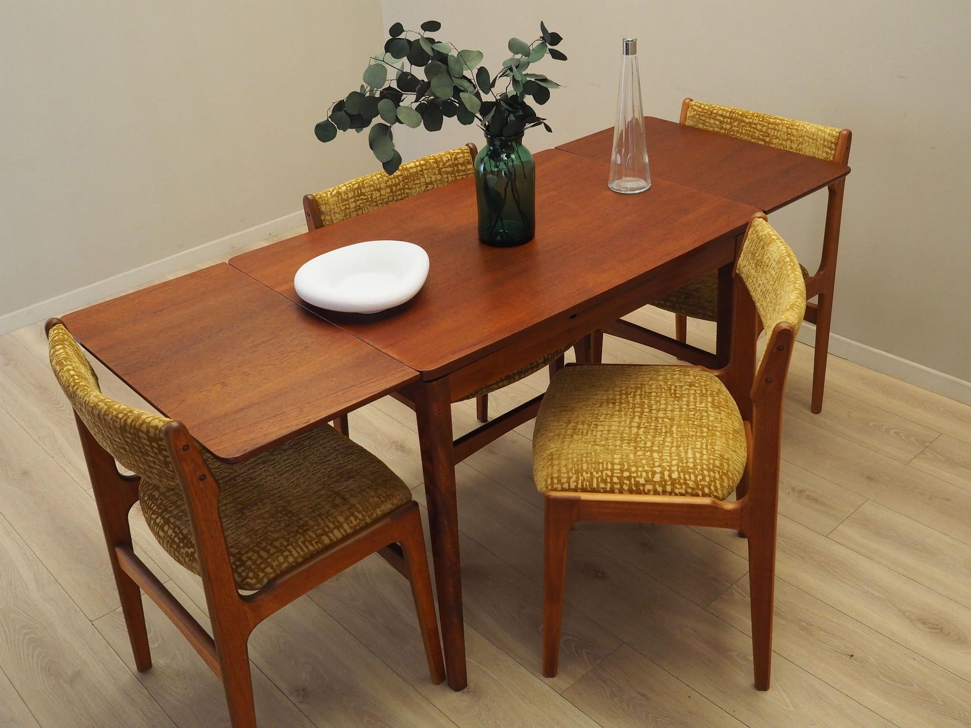6x Dining chair teak 1970s 4