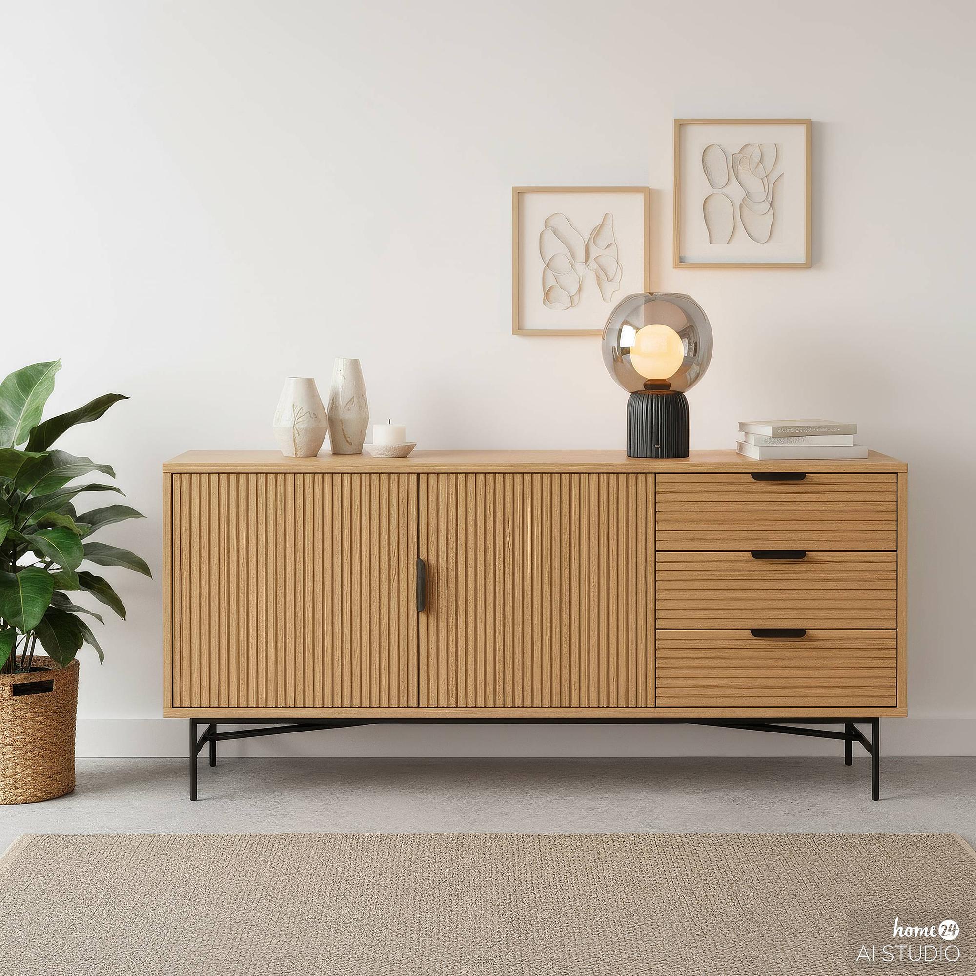 Visor Akku-Tischleuchte Glas Eisen Schwarz 2