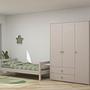 Kleiderschrank Extra Hoch Holz Taupe 3