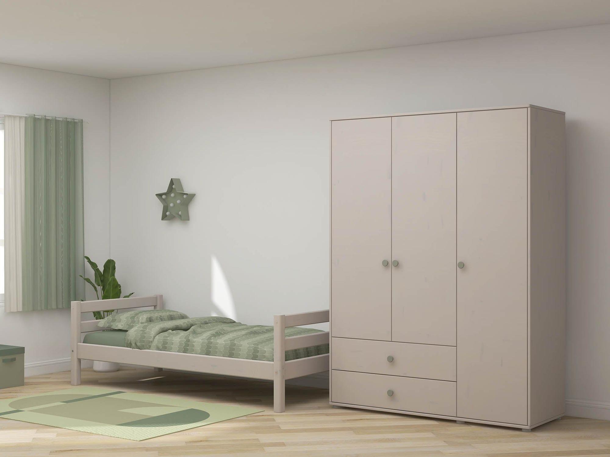 Kleiderschrank Extra Hoch Holz Taupe 3