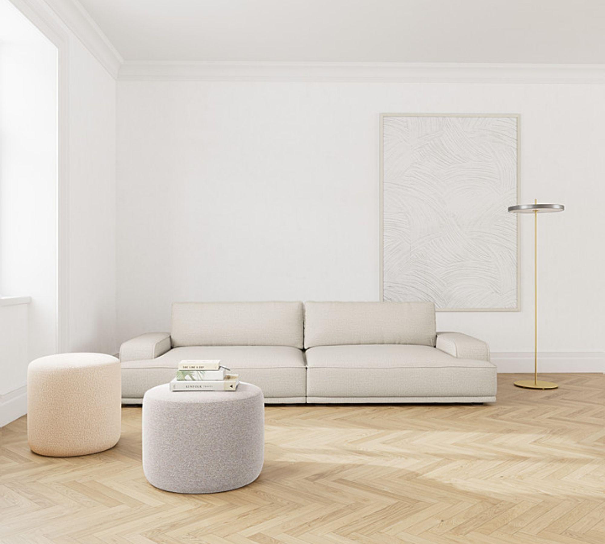 Leonora Sofa 3,5-Sitzer Nola Sand 1