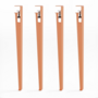 4x Tischbein Stahl Rosa 0