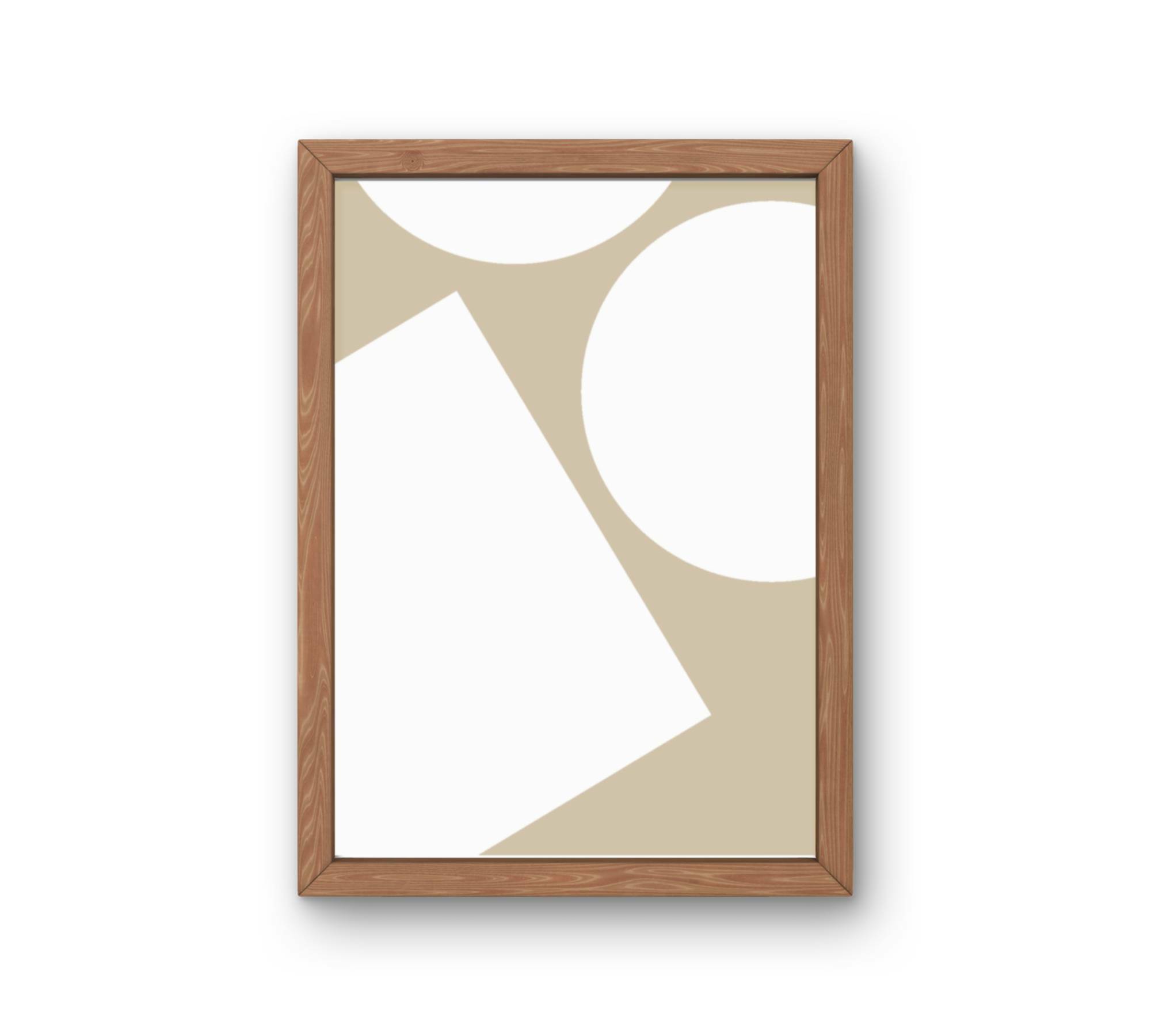 Poster Simple Forms Mehrfarbig ohne Rahmen 0