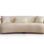 Modern 3-seater sofa Beige 2
