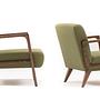 Kemer Armchair Wood veneer Green 6