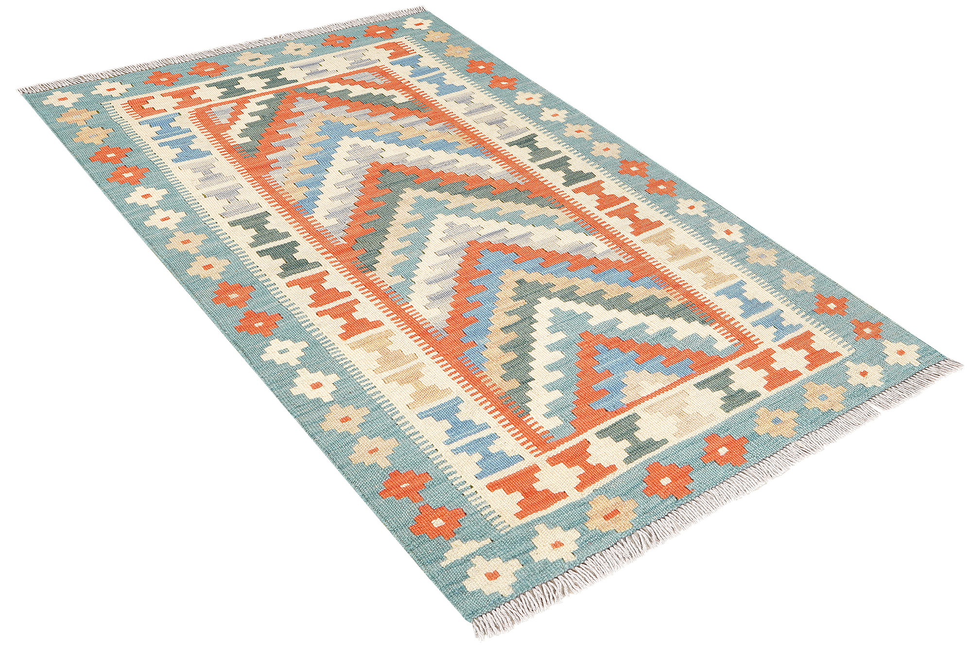 Tappeto Kilim Gashgai Lana Multicolore 2