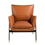 Armchair 5091 Leather Brown 2