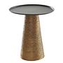Beistelltisch Sandur Metall Schwarz Gold 1
