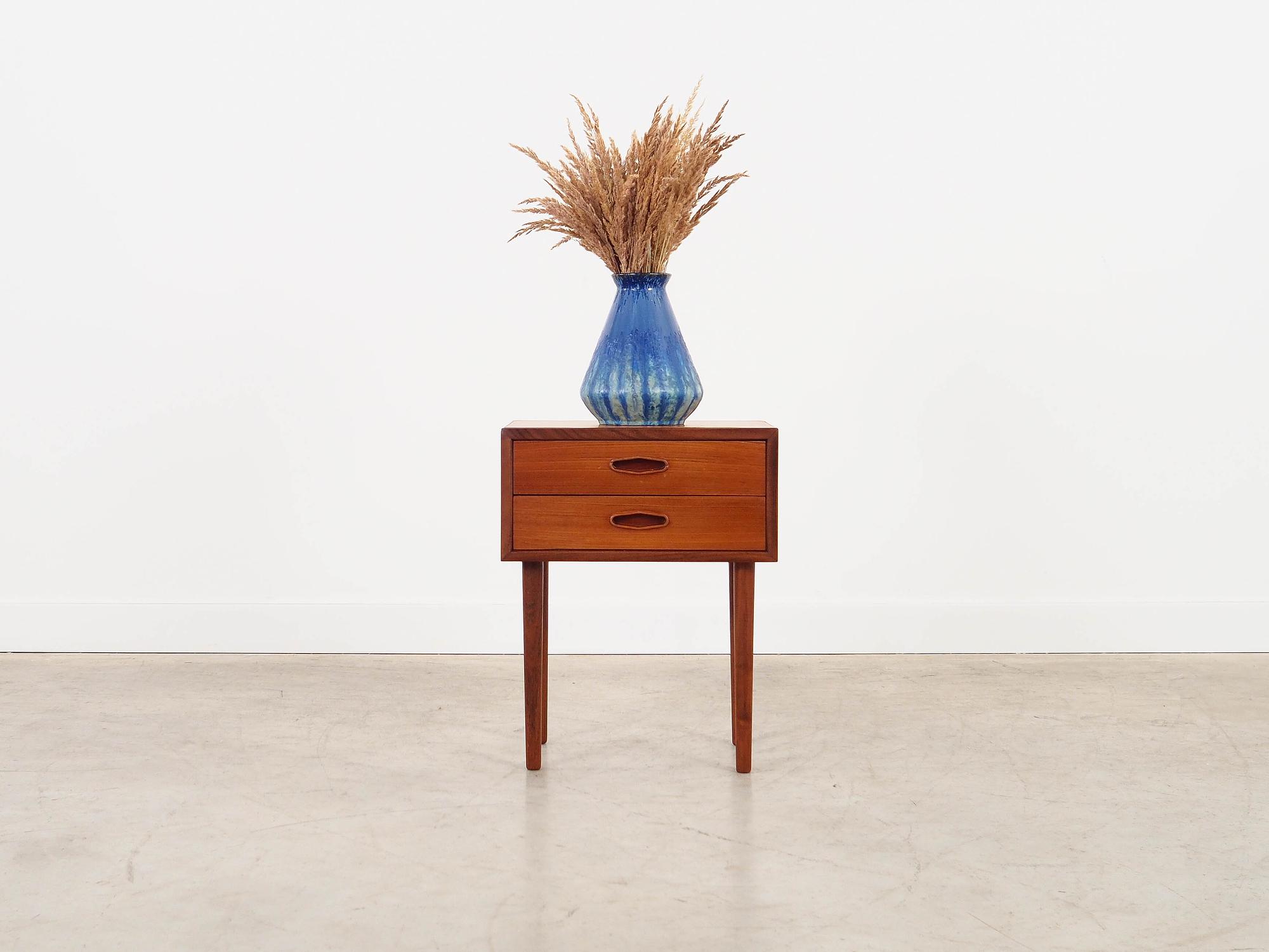 Teak nightstand, Danish design, 1970s, 1